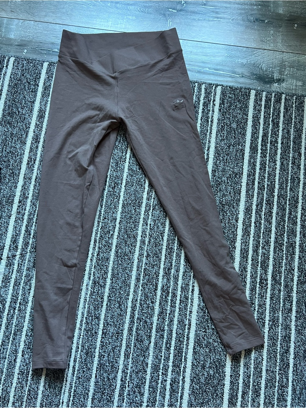 Adidas Chocolate Brown High-Waist Leggings